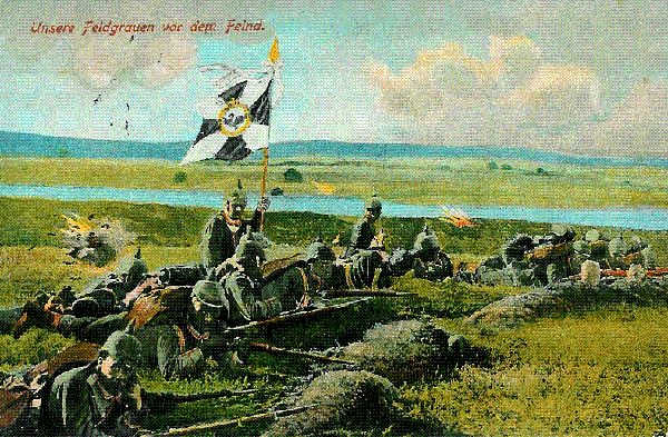 Infanterie allemande retranchée - 113.7 ko Infanterie allemande retranchée - 113.7 ko