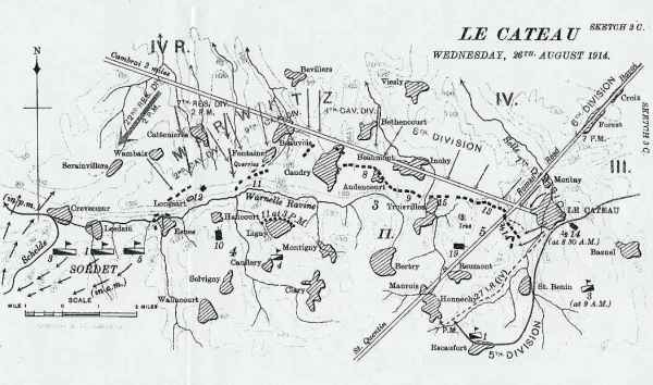 Situation le 26 août 1914 - 30.8 ko