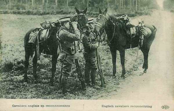 Cavalerie anglaise en reconnaissance - 37.5 ko