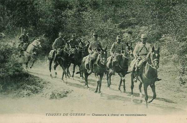 Chasseurs à cheval en reconnaissance - 49.3 ko Chasseurs à cheval en reconnaissance - 49.3 ko