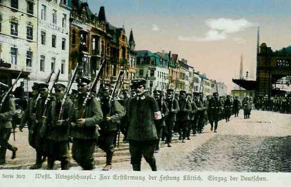 Entrée des troupes allemandes à Liège - 36.6 ko