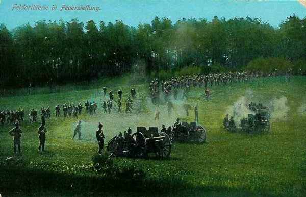 Artillerie allemande faisant feu - 26.3 ko Artillerie allemande faisant feu - 26.3 ko