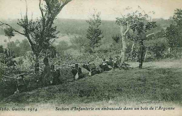 Infanterie franaise en Argonne - 39.4 ko