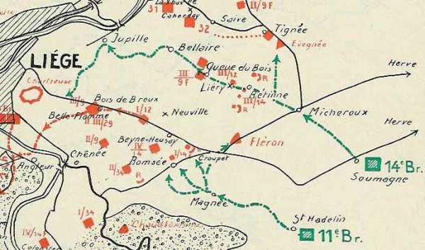Itinéraire de la 14e brigade allemande - 38 ko