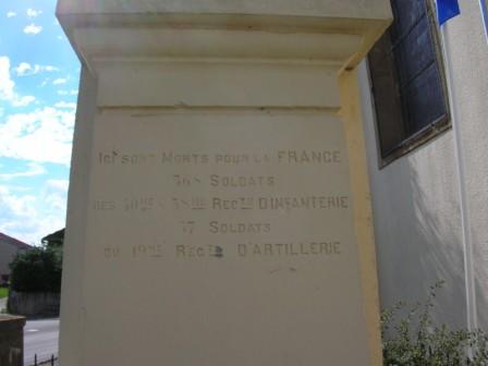 Lagarde - monument franais (liste des rgiments) - 14.9 ko