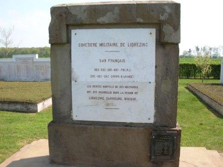 Lidrezing : cimetière militaire français - 26.3 ko
