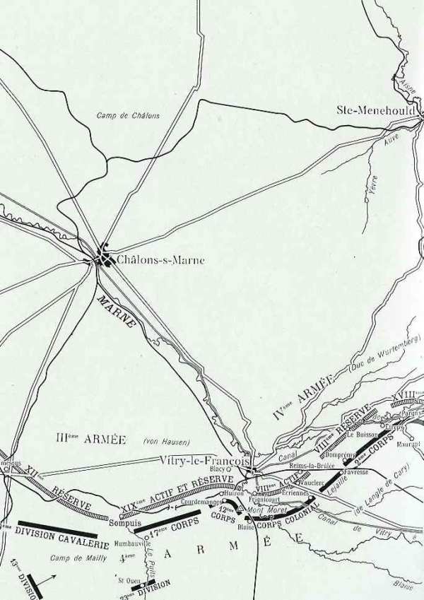 IVe armée française - IIIe et IVe armées allemandes - 58 ko IVe armée française - IIIe et IVe armées allemandes - 58 ko