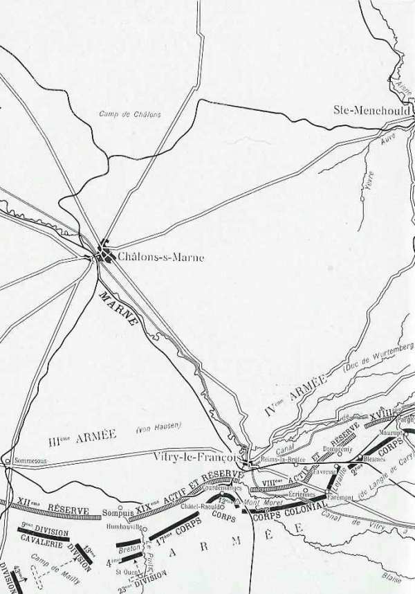IVe armée française - IIIe et IVe armées allemandes - 57.5 ko IVe armée française - IIIe et IVe armées allemandes - 57.5 ko