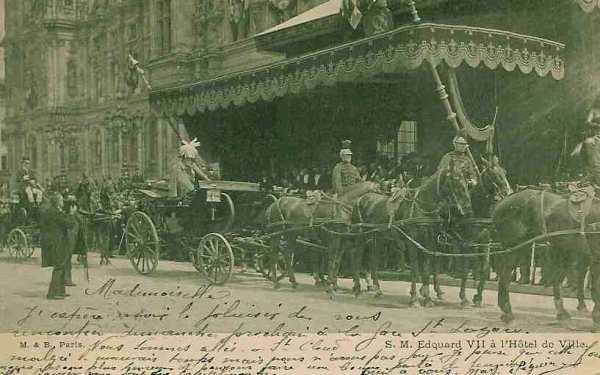 Visite d’ Edouard VII à Paris en 1903 - 31.7 ko Visite d’ Edouard VII à Paris en 1903 - 31.7 ko