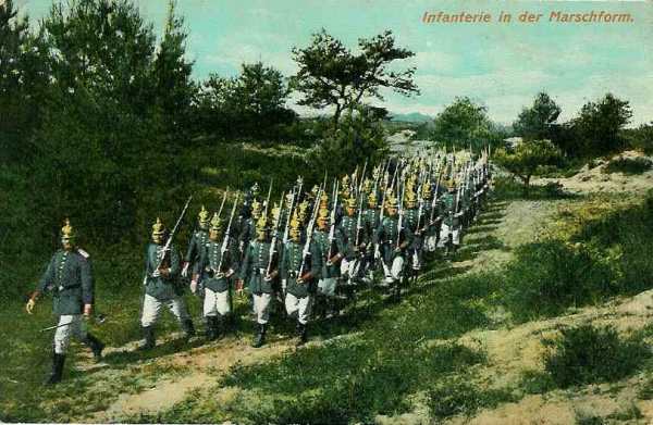 Infanterie allemande (uniformes bleus) - 42.7 ko